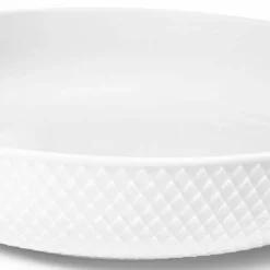 Serveringsskål 28 cm, vit