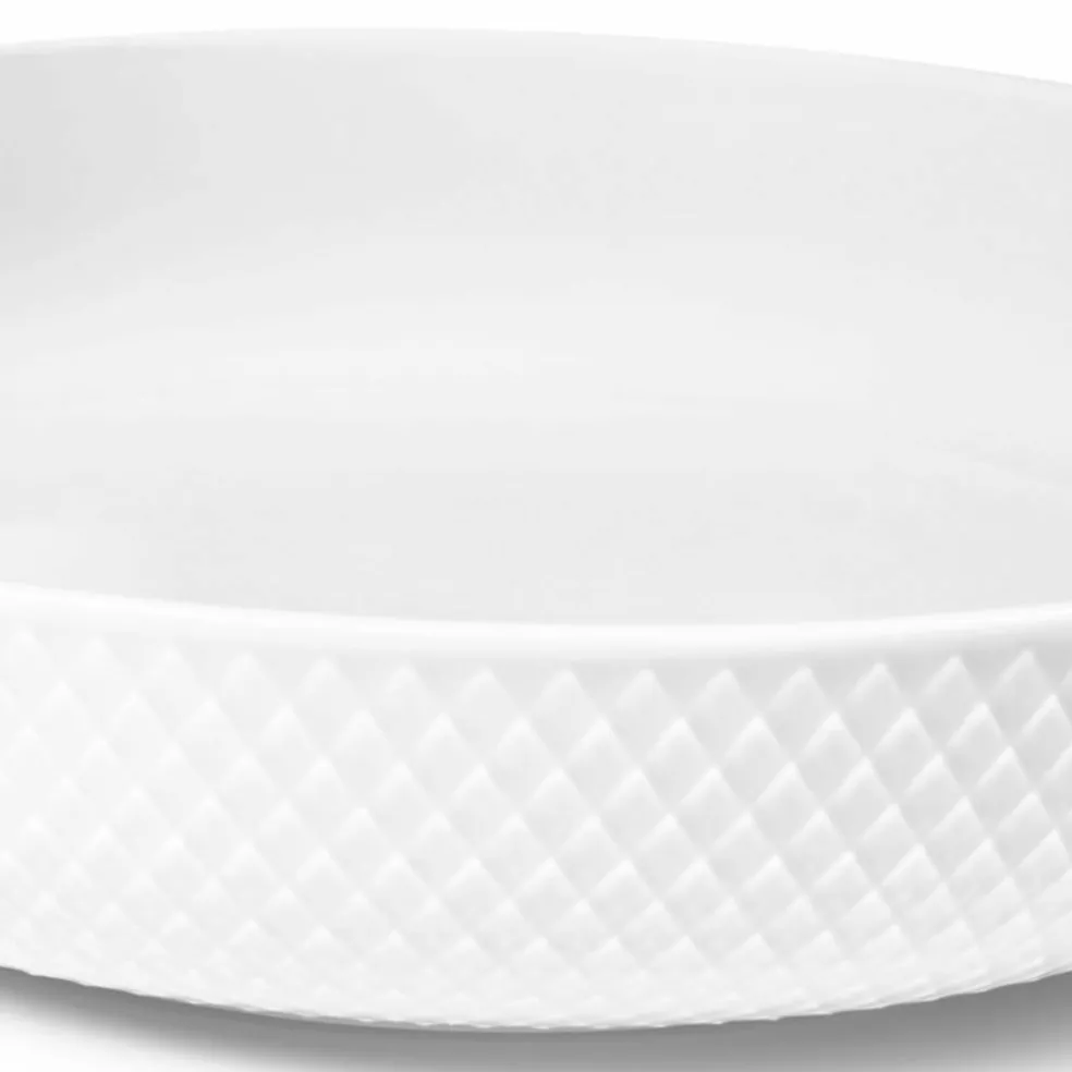 Serveringsskål 28 cm, vit