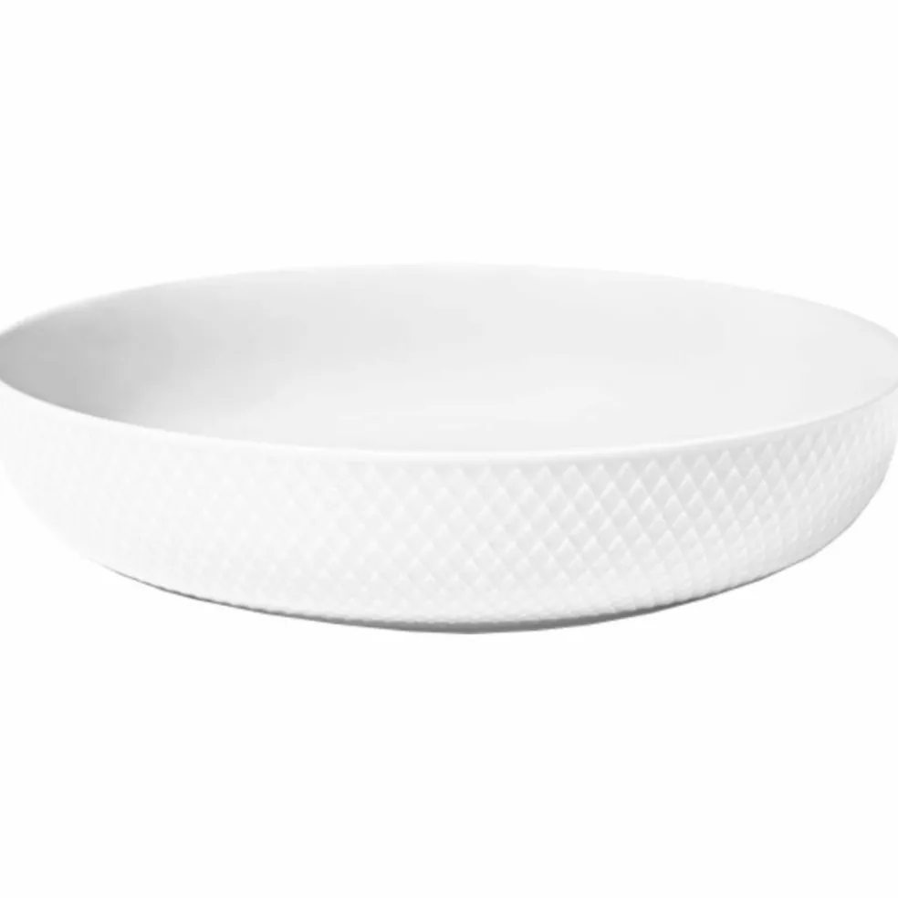 Serveringsskål 28 cm, vit
