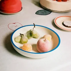 Serveringsskål, large, gul