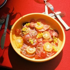 Serveringsskål, large, gul