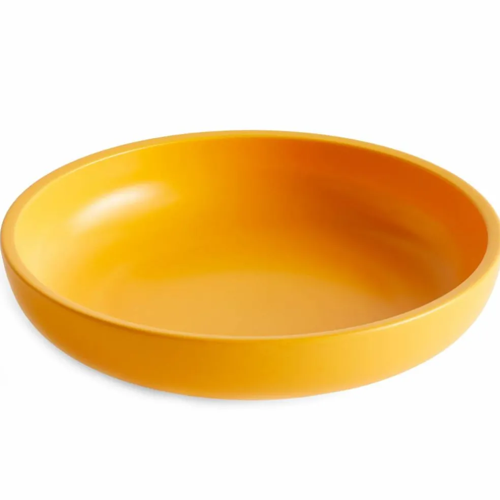 Serveringsskål, large, vit/blå