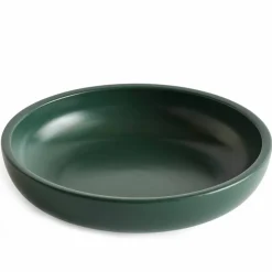 Serveringsskål, small, vit/röd