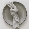Servett 45x45 cm, hazelnut stripe