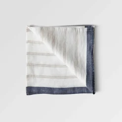 Servett 50x50 cm, navy stripe