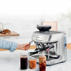 SES882ALM Touch Impress espressomaskin, mandelnougat