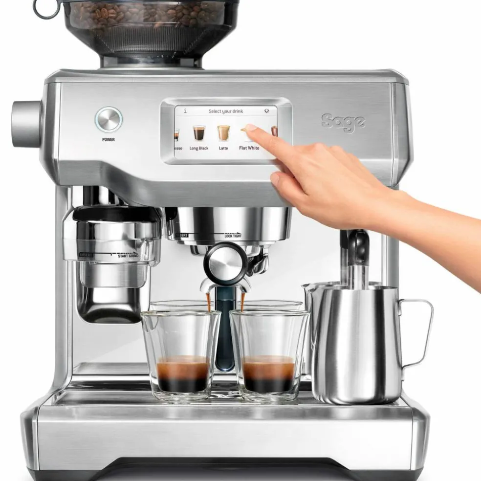 SES990BST The Oracle Touch espressomaskin, grå