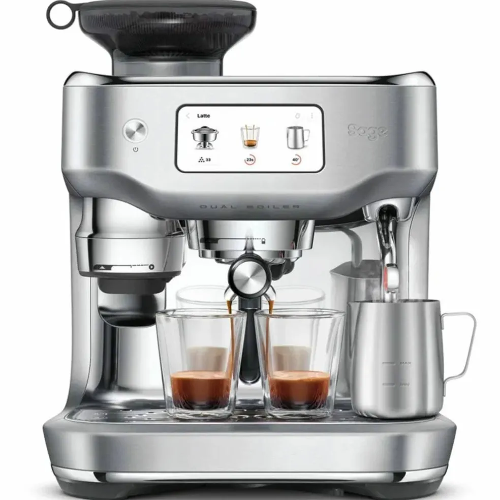 SES995BTR Oracle Dual Boiler espressomaskin, black truffle