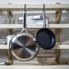 Set med stekpannor 20 cm + 28 cm, rostfritt stål