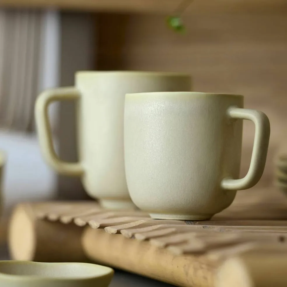Shoku mugg med öra 23 cl, soft beige