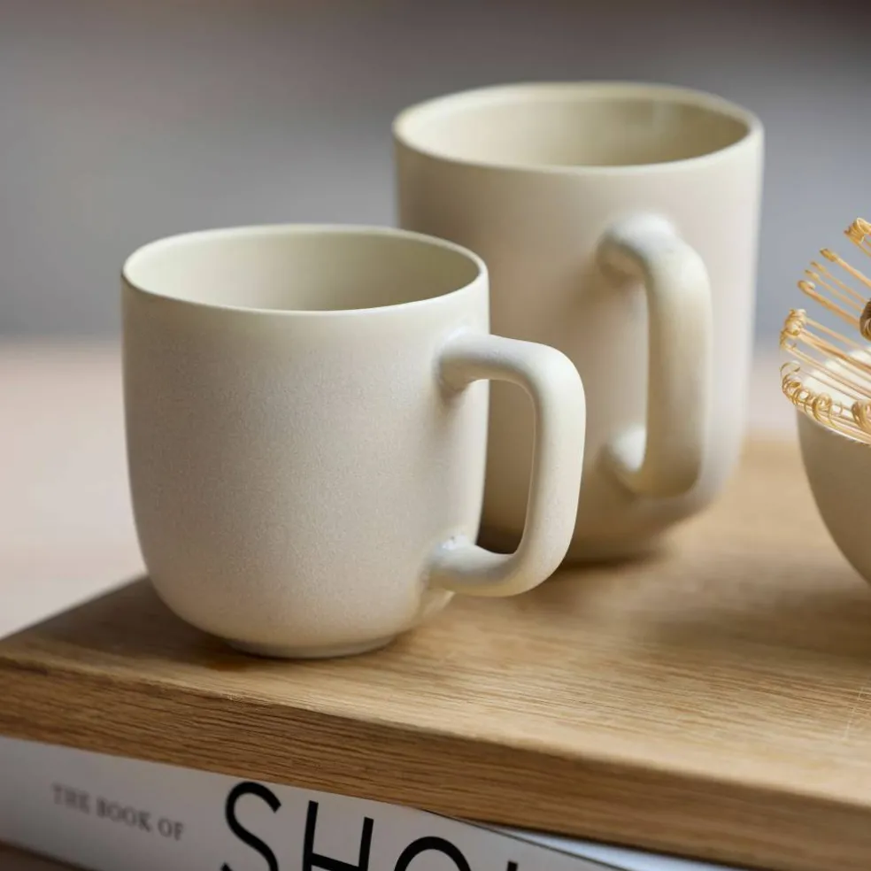 Shoku mugg med öra 23 cl, soft beige