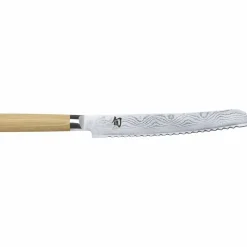 Shun Classic White brödkniv, 23 cm