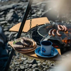 Sidobord Trä till bålpanna/bålgrill 60