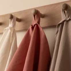 Sienna kökshandduk linne 70 × 50 cm 2-pack, taupe