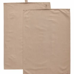 Sienna kökshandduk linne 70 × 50 cm 2-pack, grön