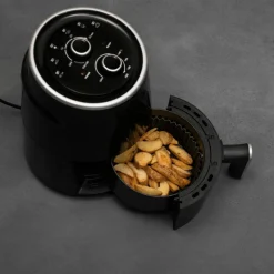 Silikonform till airfryer 21,5x17,5 cm, svart