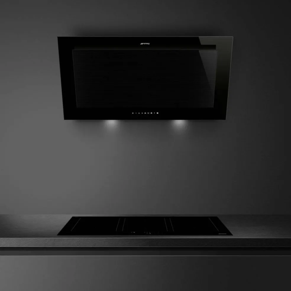 SIM3964D inbyggnadshäll, 90 cm, svart