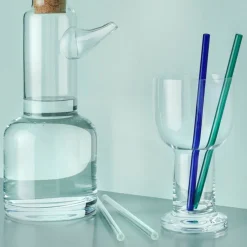 Sipsavor sugrör 2-pack, blå/grön