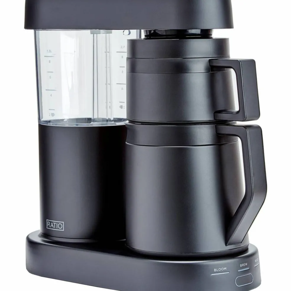 Six kaffebryggare 1,25 liter, mattsvart