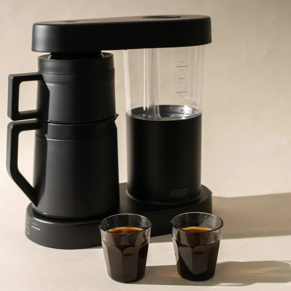 Six kaffebryggare 1,25 liter, mattsvart