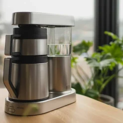Six kaffebryggare 1,25 liter, rostfritt matt stål