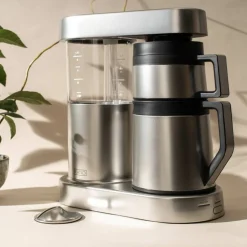 Six kaffebryggare 1,25 liter, rostfritt matt stål