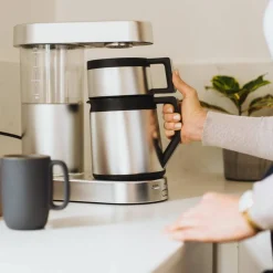 Six kaffebryggare 1,25 liter, rostfritt matt stål