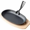Sizzling gjutjärnspanna