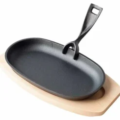 Sizzling gjutjärnspanna