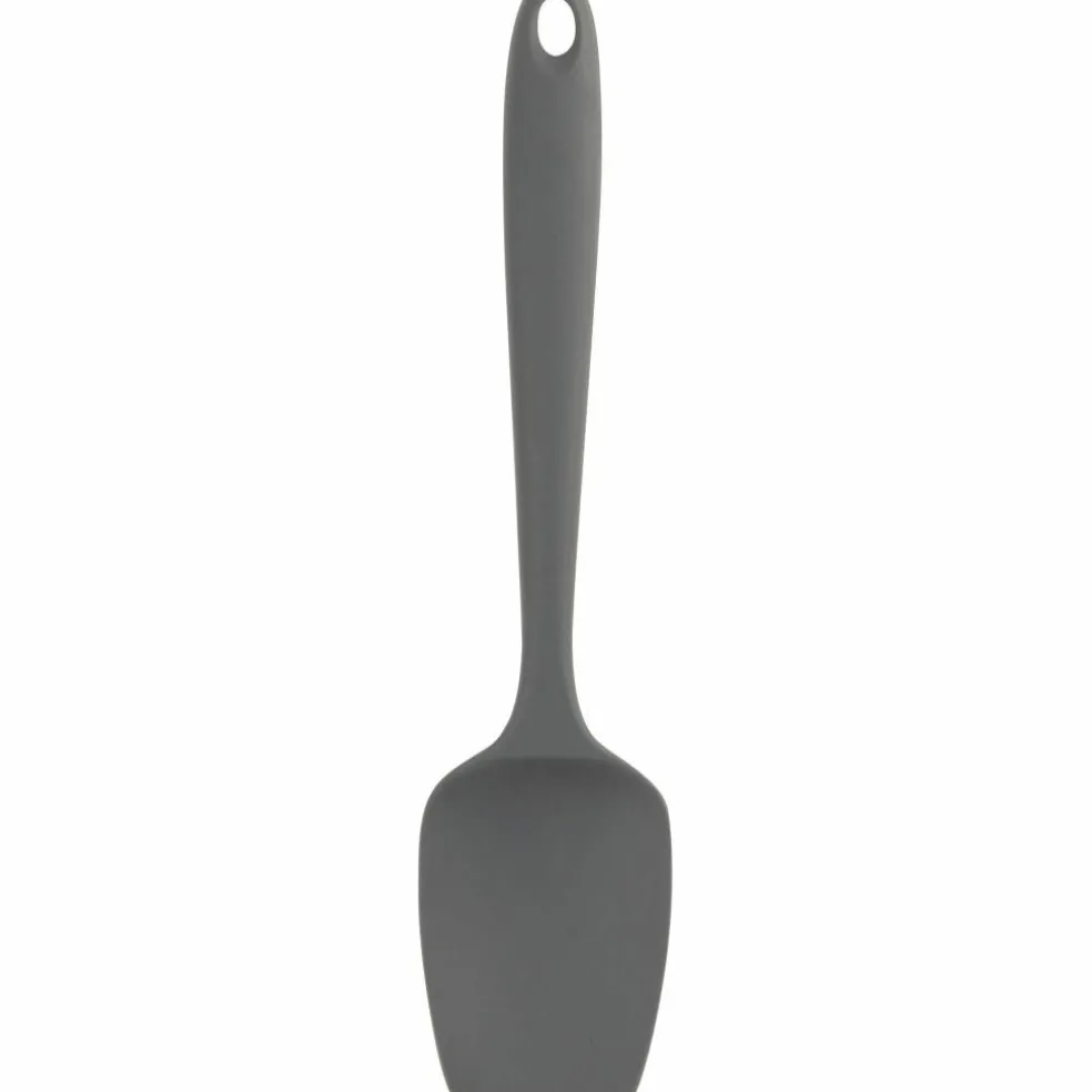 Skålad slickepott, grå, 27 cm
