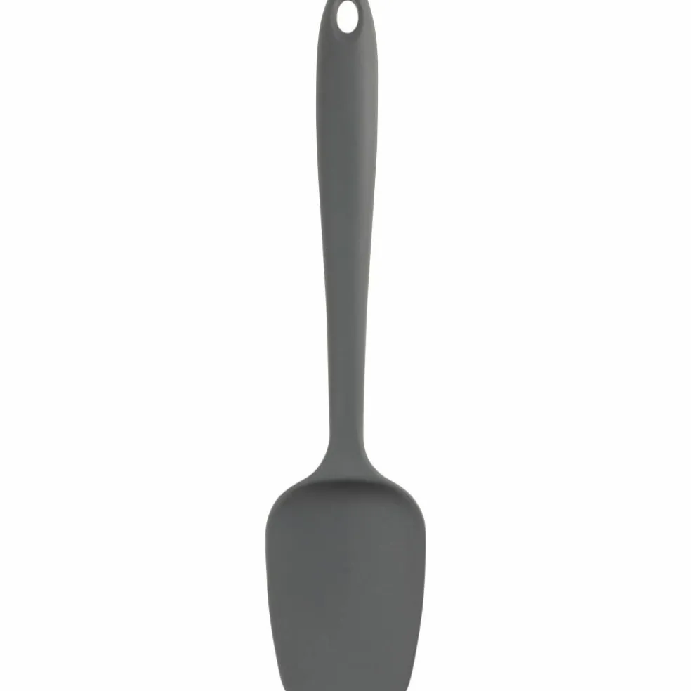 Skålad slickepott, grå, 27 cm