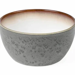 Skål 12 cm grå/gräddvit
