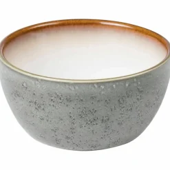 Skål 14 cm grå/gräddvit