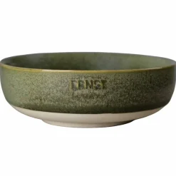 Skål 11 cm, grön/natur