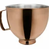 Skål i rostfritt stål till köksmaskin, Radiant Copper