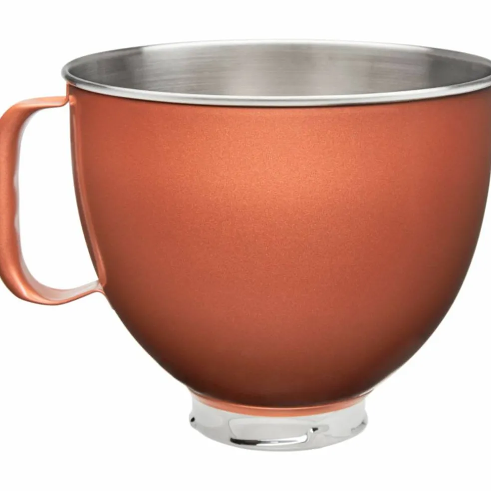 Skål i rostfritt stål till köksmaskin, Radiant Copper