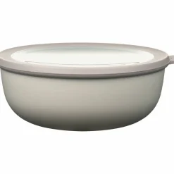 Skål med Lock Cirqula 2250 ml Nordic White