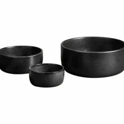Skålset 3 delar, titanium black