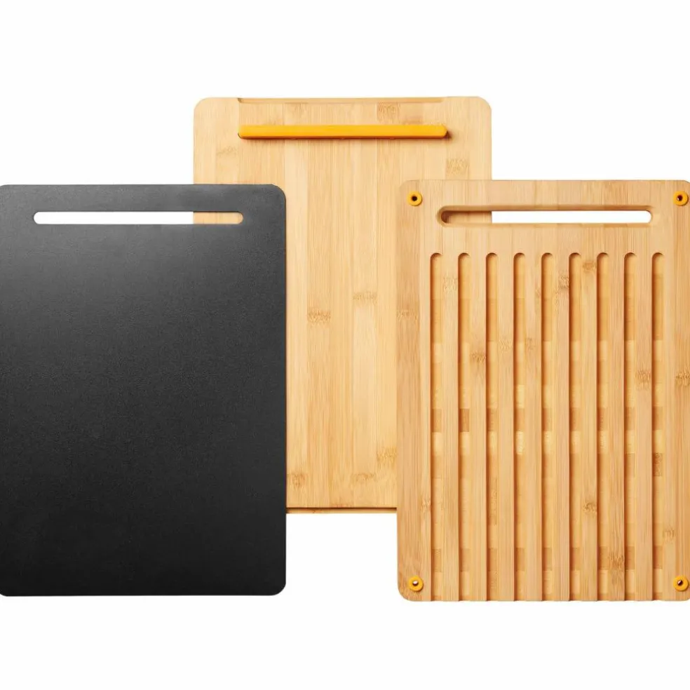 Skärbräda Functional Form 3-Delar Bambu