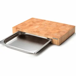 Skärbräda med Låda 39 x 27 x 6 cm