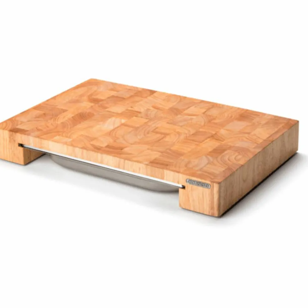 Skärbräda med Låda 48 x 32 x 6 cm