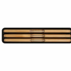 Skärbrädeset bambu/stål, 4 delar