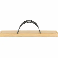 Skärbrädeställ, bambu/stål