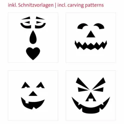 Skär-set till Halloween-pumpa