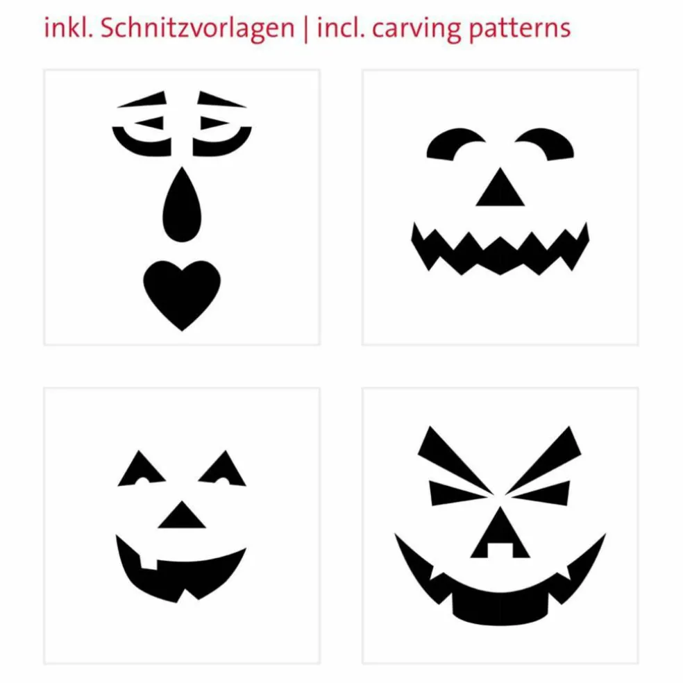 Skär-set till Halloween-pumpa