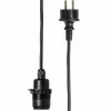 Sky kabel för utomhusbruk E27 5m, svart