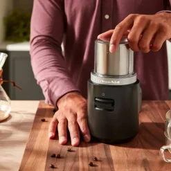 Sladdlös kaffekvarn 12V med batteri