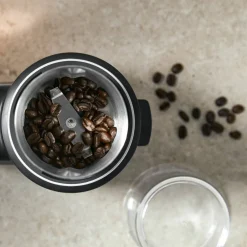 Sladdlös kaffekvarn 12V med batteri
