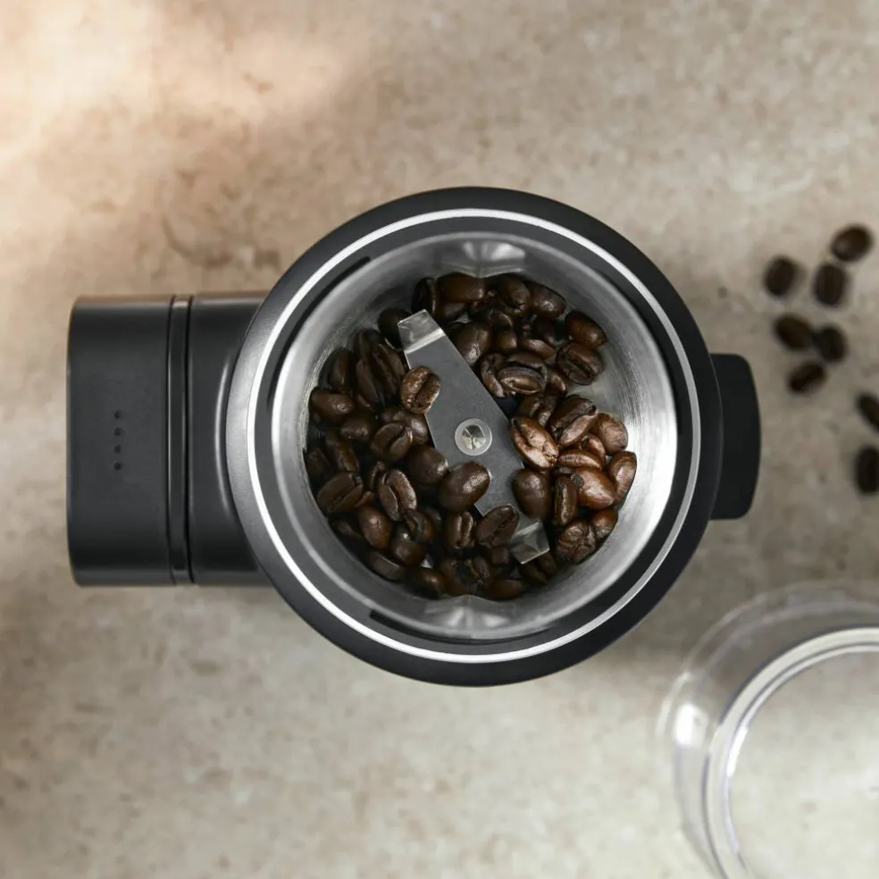 Sladdlös kaffekvarn 12V utan batteri
