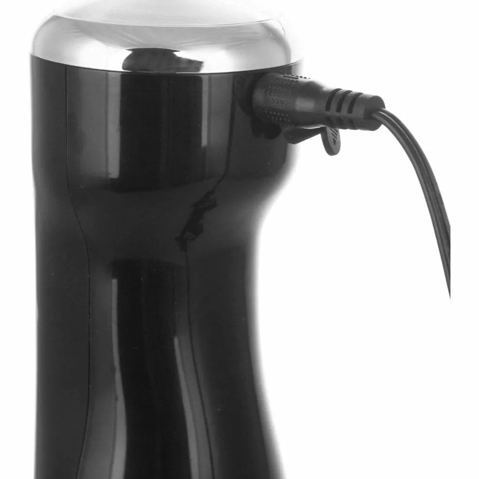 Sladdlös stavmixer + behållare, svart/rostfritt stål